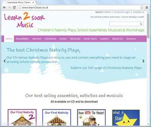 learn2soar music new website
