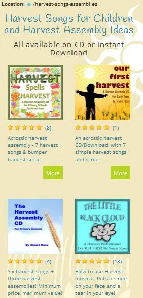 Harvest Assembly Ideas
